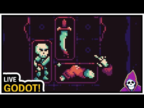 Working on Visuals and Other Things! - Live Godot Game Development