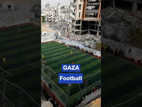 Hundreds gather for football match at Khan Younis refugee <strong>camp</strong>