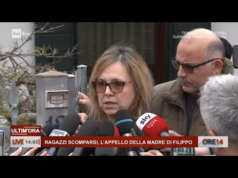 Ragazzi scomparsi a Venezia, l'appello della madre di Filippo - Ore 14 del 14/11/2023