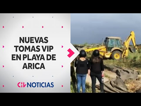 El mapa de LAS TOMAS VIP desalojadas en los bordes costeros - CHV Noticias