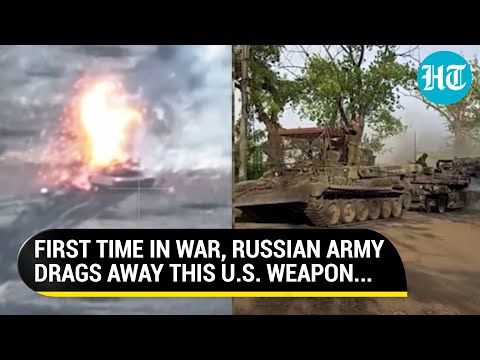 Russia Mocks USA With Video Of Abrams Tank Being Taken From Ukraine's Avdiivka To Be Shown As Trophy