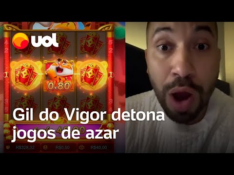 Gil do Vigor detona jogos de azar e faz alerta: 'Se fosse assim, tava todo mundo rico'