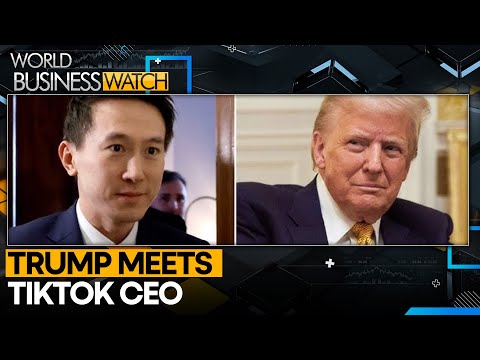 Donald Trump And TikTok CEO Meet As App Fights Potential Ban | World Business Watch