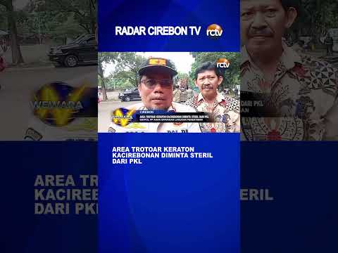 Area Trotoar Keraton Kacirebonan Diminta Steril dari PKL