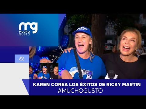 #MuchoGusto / Karen Doggenweiler fue a concierto de Ricky Martin