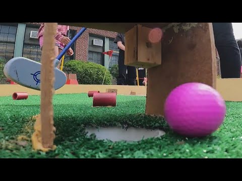 CPS STEAM students build mini-golf course with a hole-and-one approach  