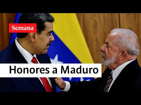 Con honores de Estado, así recibió Lula da Silva a Nicolás Maduro