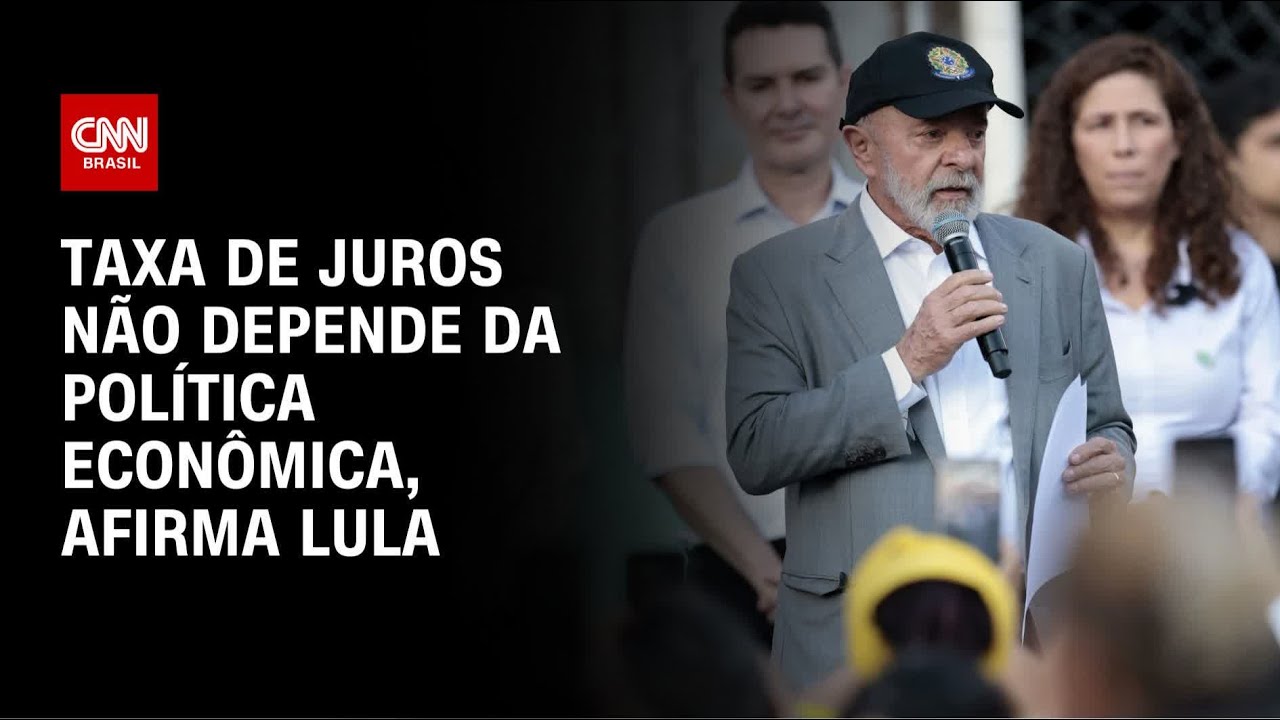 Lula diz que taxa de juros não depende da política econômica | CNN 360º