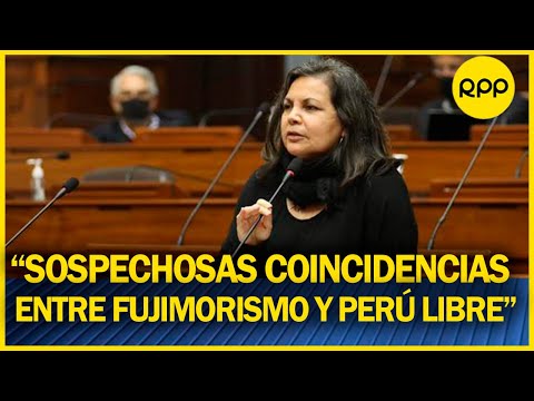 Silva Santisteban: “coincidencia permanente entre Perú Libre y el fujimorismo llama la atención”