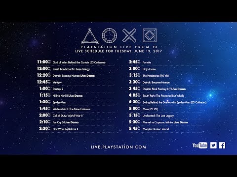PlayStation® Live From E3 2017 | Day 1
