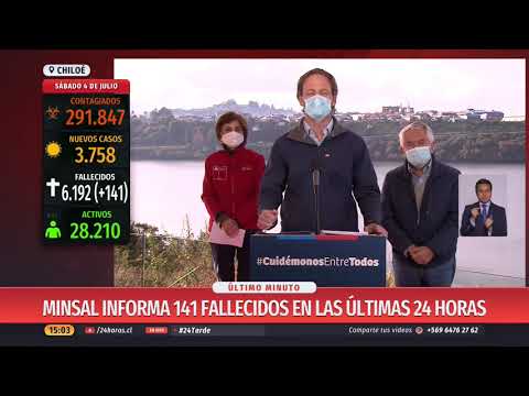 Balance por coronavirus: 141 nuevas muertes en Chile