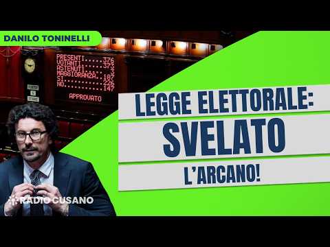Toninelli: «Approvano la legge elettorale solo per salvarsi la pensione»
