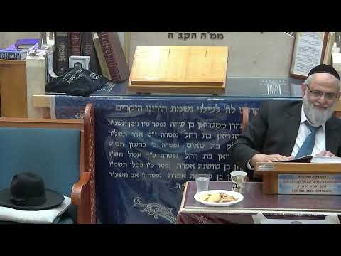 הרב יגאל אלון שליט''א - נביא יהושע פרק ב' -בית הכנסת היזדים יום ג' ד' אייר תשפ''ו