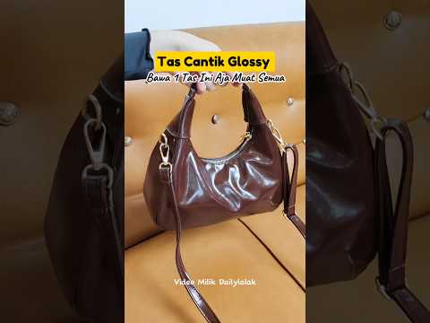 tas cantik glossy muat banyak 😍 #taswanita #tascantik #womenbag