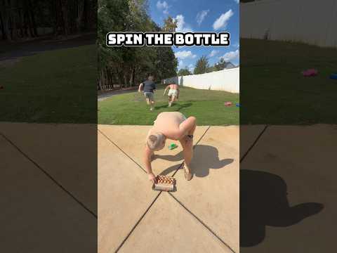 Spin Bottle, Throw Rotten Eggs 🥚🏈 most hits wins😤 #sports #game #funny #throw