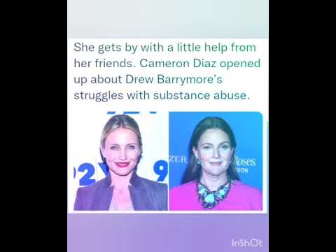 She gets by with a little help from her friends. Cameron Diaz opened up about Drew Barrymore