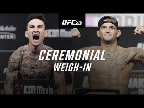 UFC 318: Ceremonial Weigh-In
