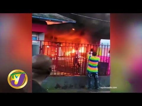 TVJ News: Massive Fire Destroy Gas Station in Mandeville - February 21 2020