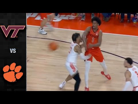 Acc Football Basketball 🏀 Virginia Tech vs. Clemson Men's Basketball Highlights (2021-22)