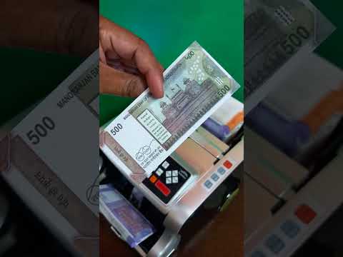 Counting Indian Cash (₹100 and Fake Churan Notes) Using Automatic Cash Counting Machine in Studio 💵🔢