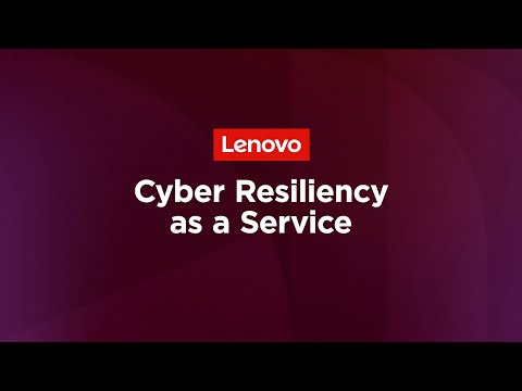 Lenovo Cyber Resiliency as a Service, simplified.