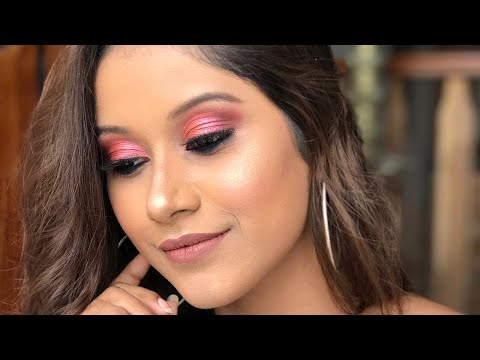 Simple Pink Smokey Eyes | Brown Skin