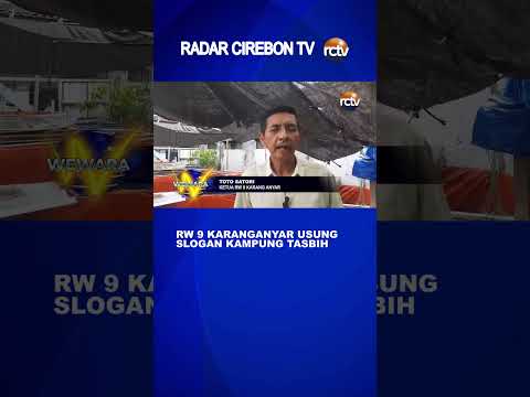 RW 9 Karanganyar Usung Slogan Kampung Tasbih