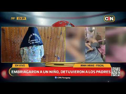 Detuvieron a los padres del niño embriagado en Itacurubí
