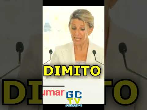 Dimite Yolanda Díaz como coordinadora de Sumar tras resultados electorales en Europa #shorts