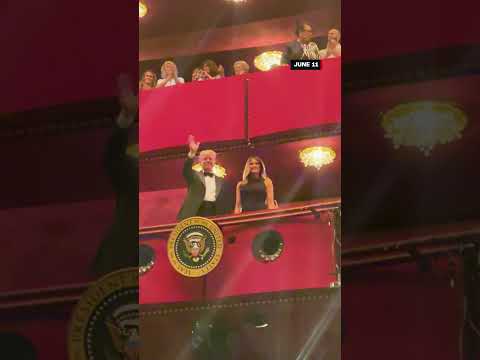 Trump draws boos and cheers at Kennedy Center