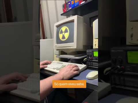 Esse era o PC da minha época #shorts