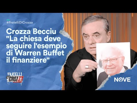 Crozza Becciu "La chiesa deve seguire l'esempio di Warren Buffet il finanziere" | Fratelli di Crozza