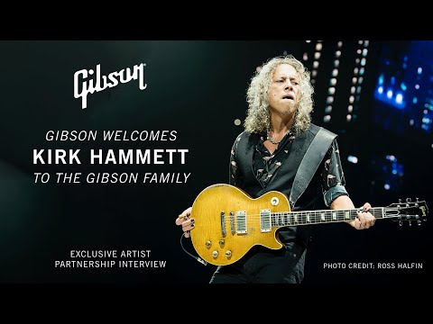 Gibson Welcomes Kirk Hammett To The Gibson Family