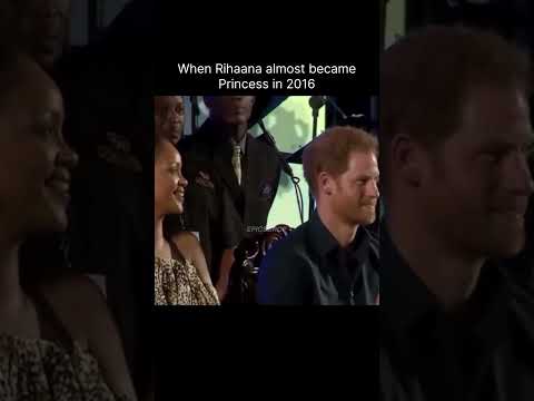 When Rihaana almost became princess in 2016 #rihanna #princeharry