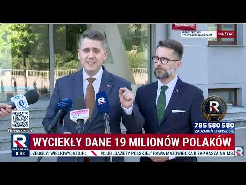 Na żywo! ,,JEDEN Z NAJWIĘKSZYCH WYCIEKÓW DANYCH W HISTORII POLSKI!''