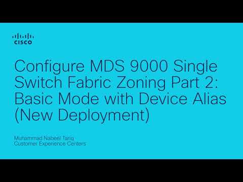 Configure MDS 9000 Single Switch Fabric Zoning Pt2: Basic mode w/ Device-Alias New/Greenfield Setup