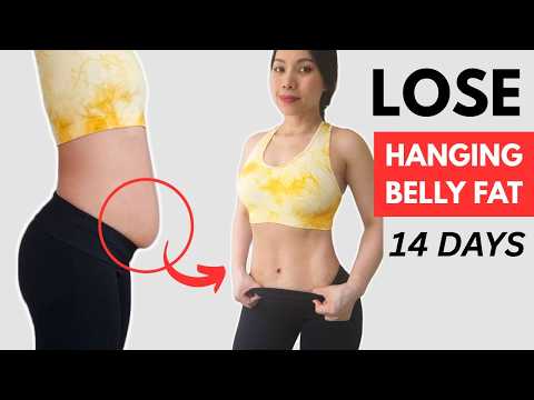 LOSE HANGING LOWER BELLY FAT IN 14 DAYS, intense standing lower ab workout with/ without dumbbells