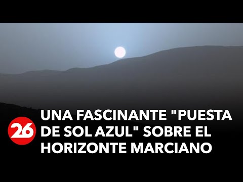 Marte: róver Perseverance capta extraña puesta de sol azul