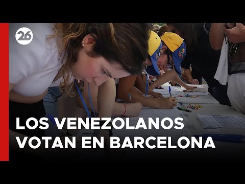 EN VIVO - ESPAÑA | Los venezolanos votan en Barcelona