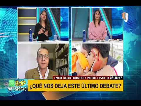 Iván García sobre debate presidencial: “Ambos fueron cuidadosos con sus electores ganados”