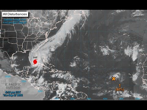 Poderoso huracán Ian tocó la Florida
