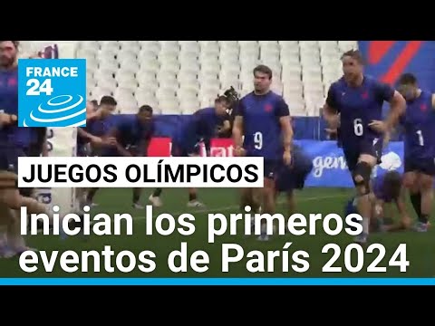 Inician los primeros eventos de los Juegos Olímpicos de París 2024