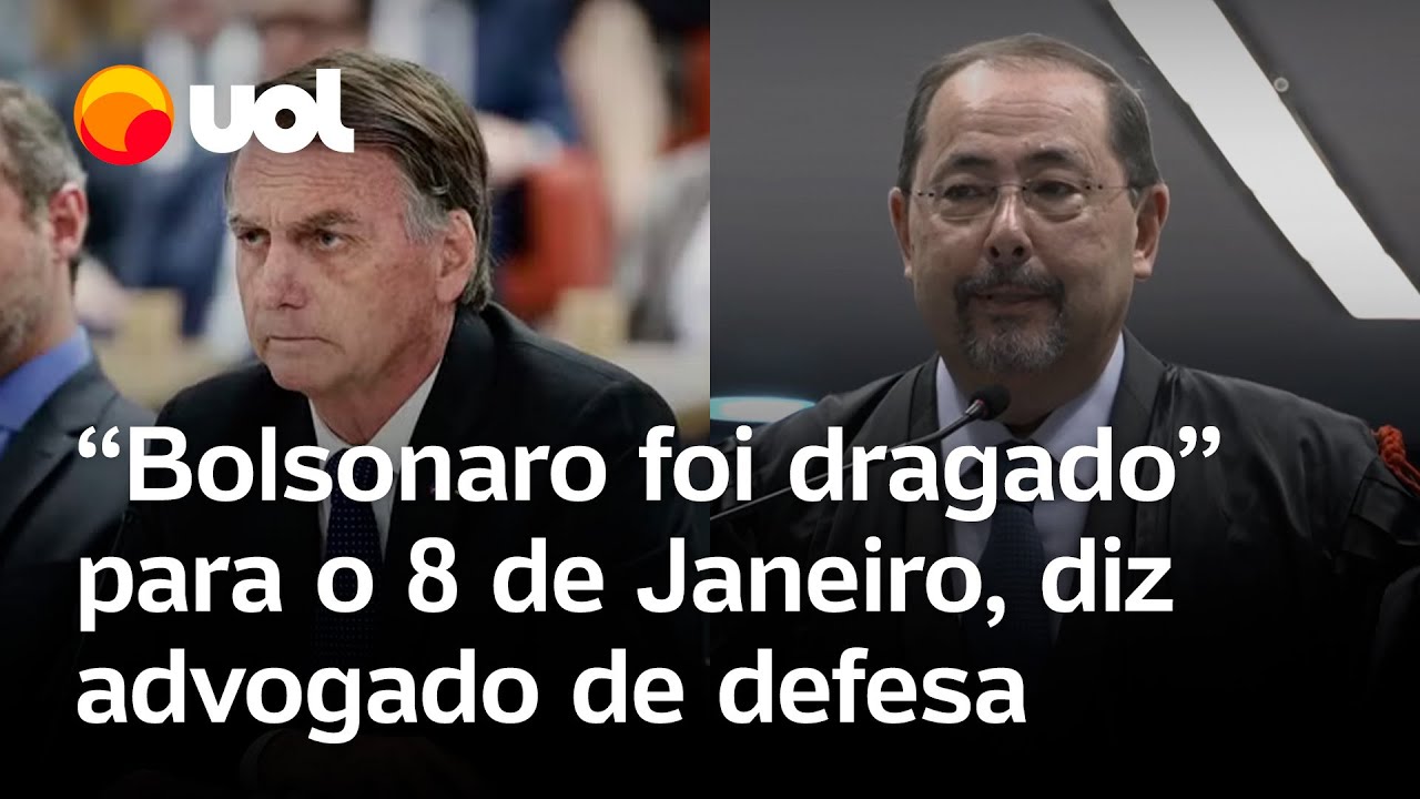 Bolsonaro foi dragado para os ataques de 8 de janeiro diz defesa e afirma Não há prova