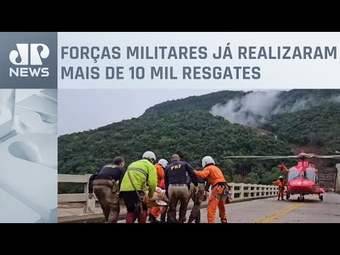 Forças Militares já realizaram mais de 10 mil resgates no RS