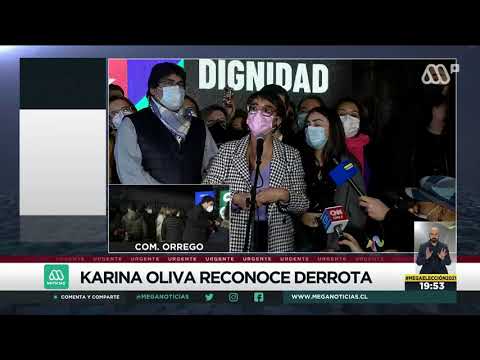 Elección Gobernadores: Karina Oliva reconoce derrota ante Claudio Orrego