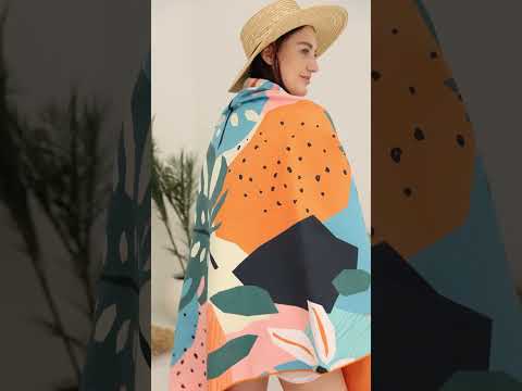 Microfiber beach towel