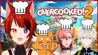 【 オーバークック2 】ポンコツ4人のポンコツクッキング with ズズ ウェンくん えいむくん【莉犬／すとぷり】