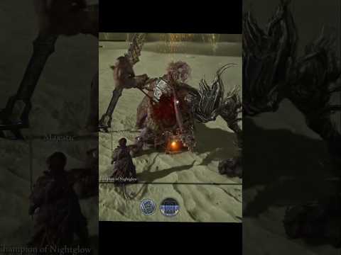 sicc em emoted on the boss#shorts #funny #nightreign #fyp #gaming #xbox