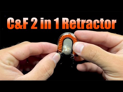 C&F 2 in 1 Retractor with Fly Catcher Magnet