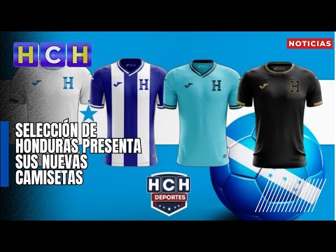 Selección de Honduras presenta sus nuevas camisetas